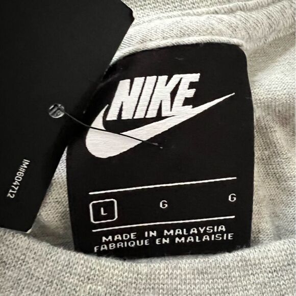 Nike Women's Vintage Style Striped Romper, Size L W811AFA Heather Grey NWT🏷 - Picture 3 of 16